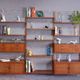 Mid century teak wall unit by Gustav Bahus, Norway 1960's