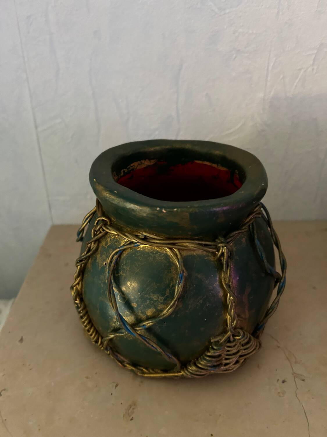 Handcrafted ceramic vase