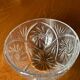Pinwheel cut crystal bowl - bowl - empty pocket