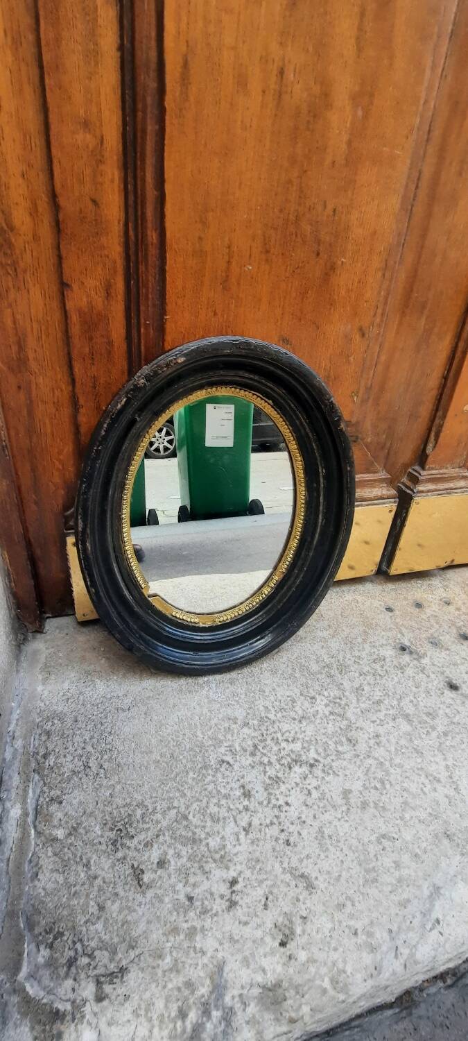 Napoleon III oval mirror