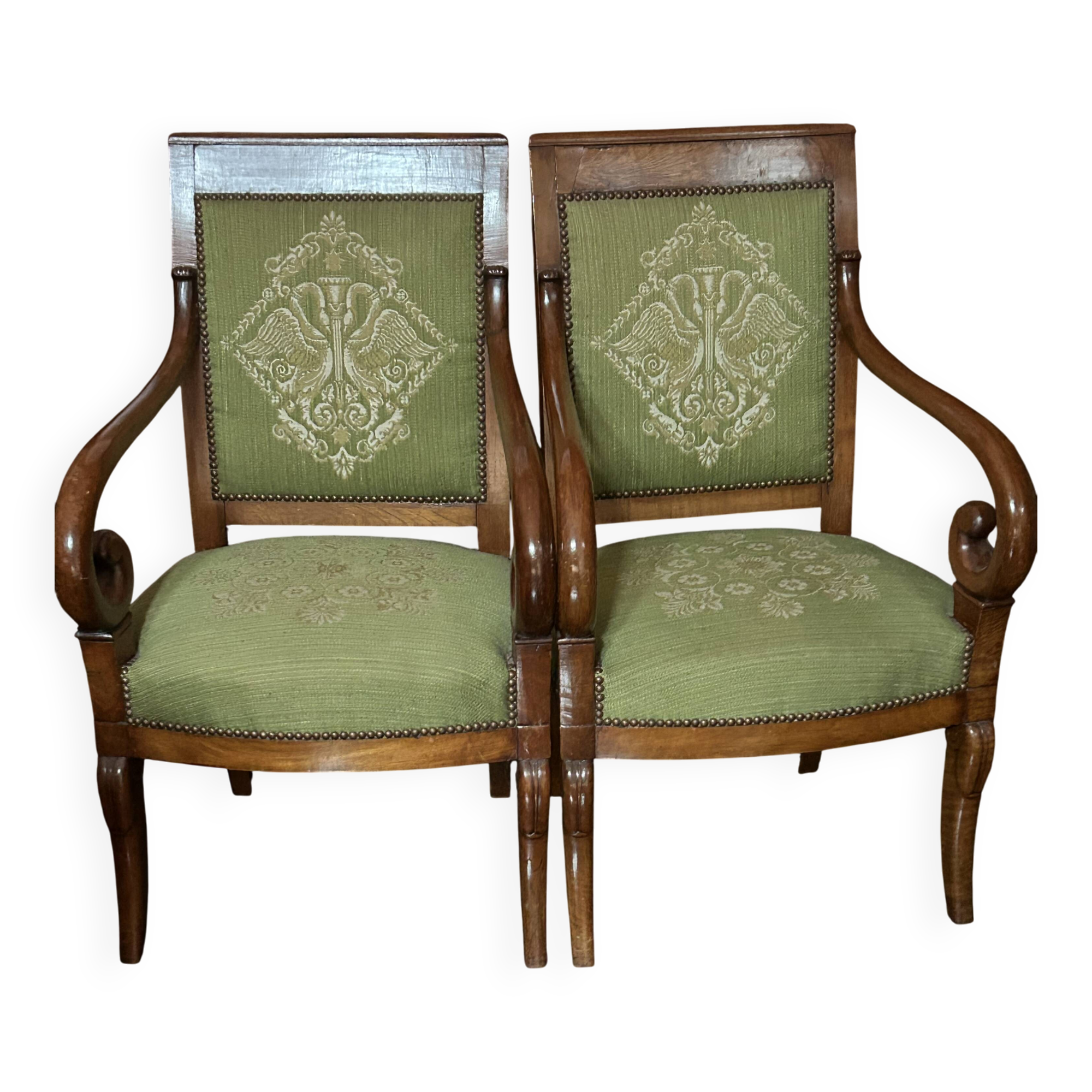 Pair of armchairs
