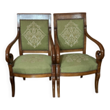 Pair of armchairs