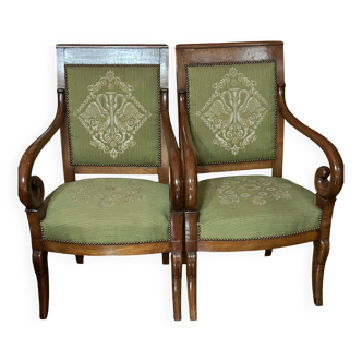 Pair of armchairs