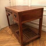 Vintage desk, solid elm, China