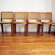 Suite of 4 Baumann chairs