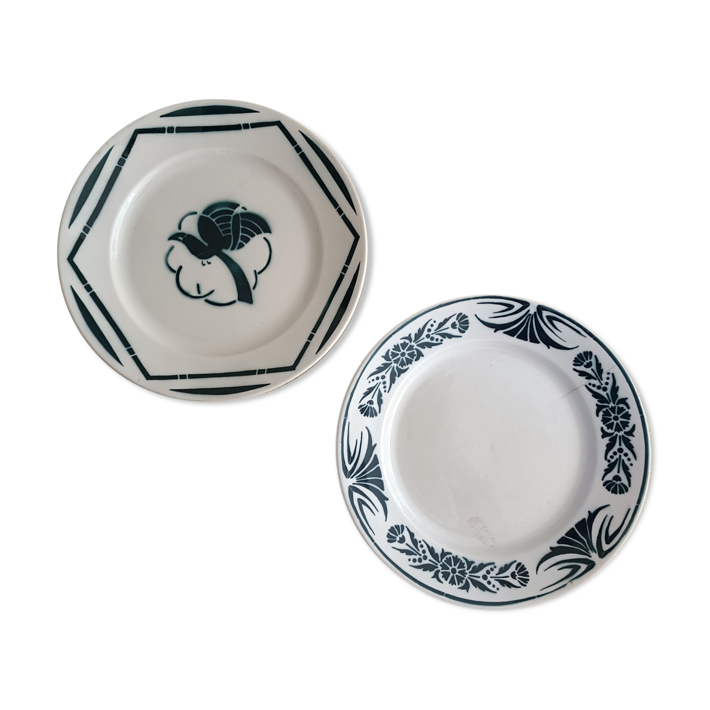 2 plates iron earth Badonviller