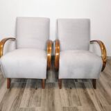 Fauteuils par Jindrich Halabala, 1940s, Set de 2