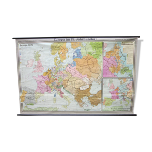 Grande carte scolaire - allemande