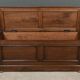 Oak Landing Chest Bench – Early 20th Century