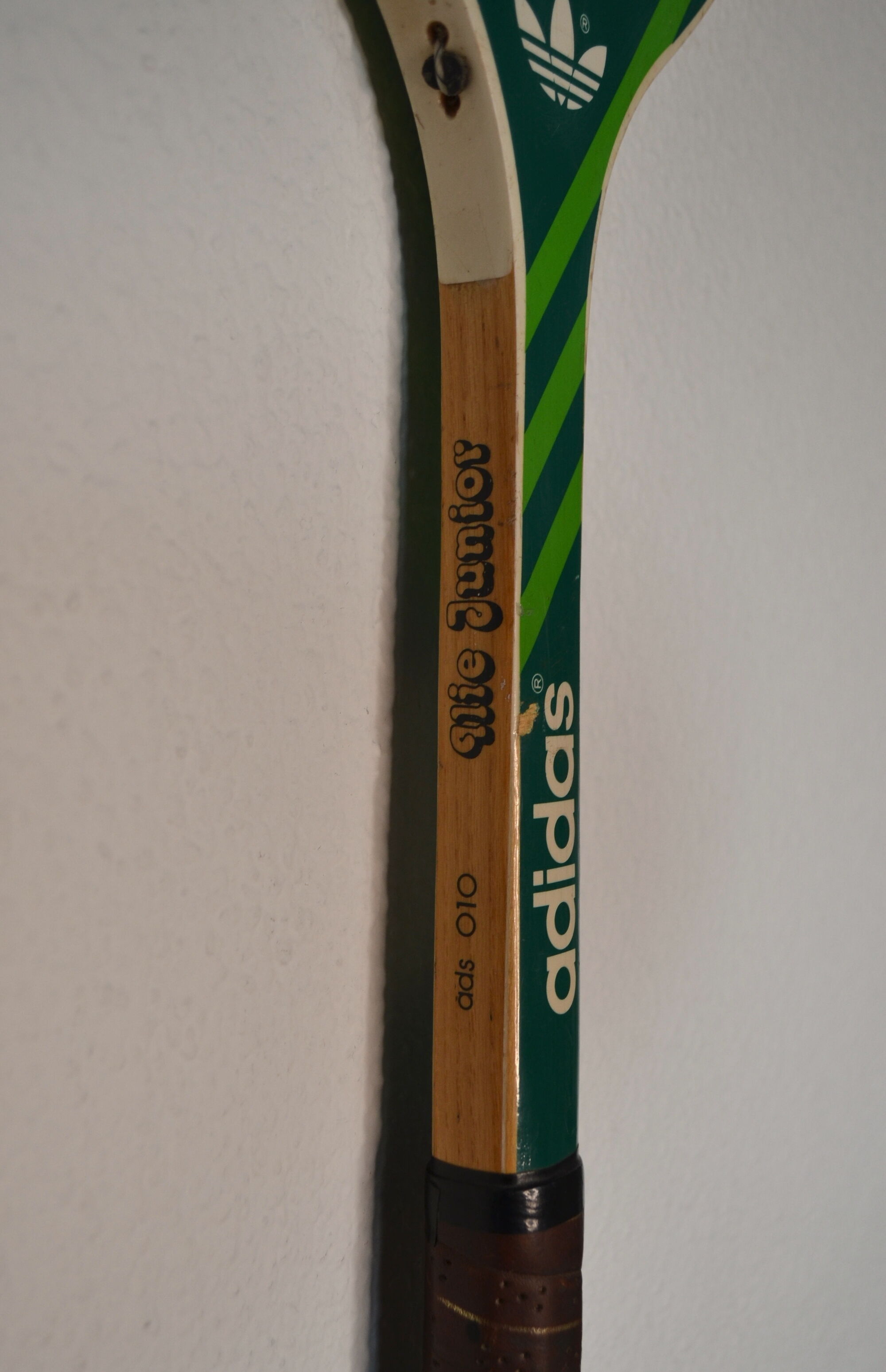 Vintage Adidas Tennis Racket - Green and White