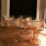 4 coupe à champagne rosaline