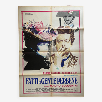 Original cinema poster "La Grande Bourgeoise" Catherine Deneuve 100x140cm 1974