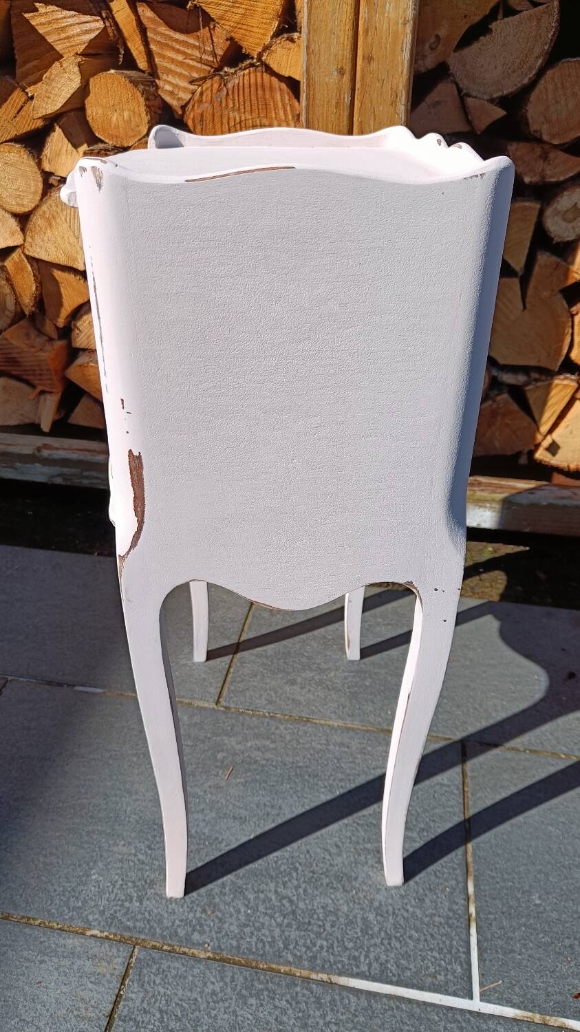 Petite commode/ chevet vintage patinée