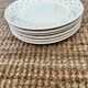 6 assiettes plates boch