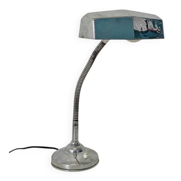 Lampe de bureau Chromée vintage 50's — Beyit