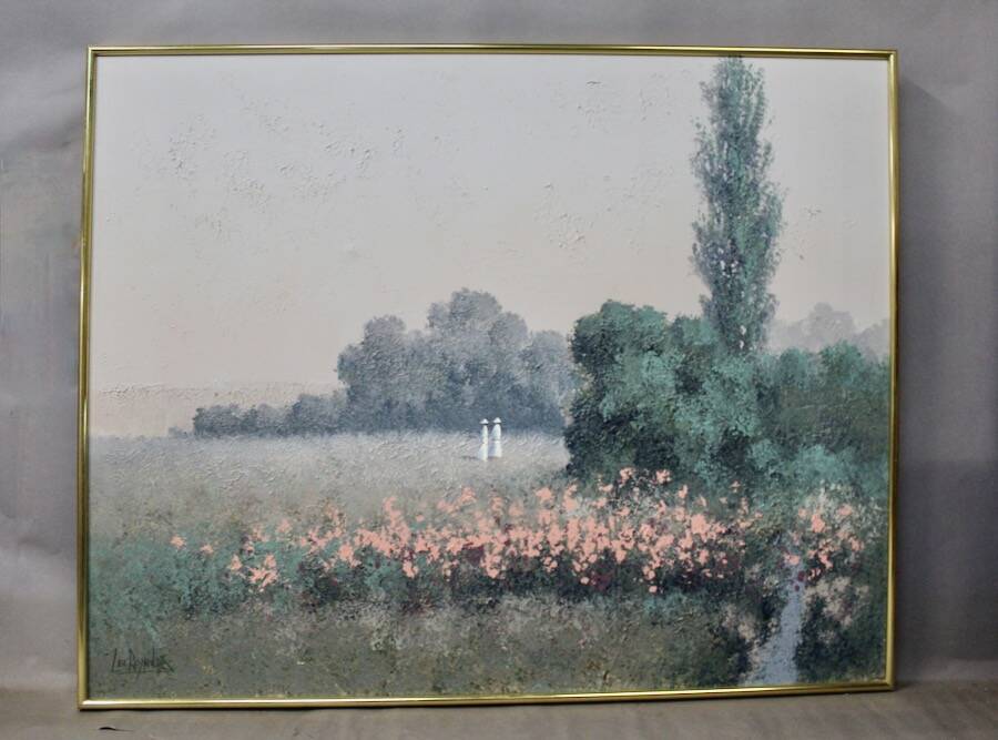 Large Oil On Canvas By Lee Reynolds (1936-2017)