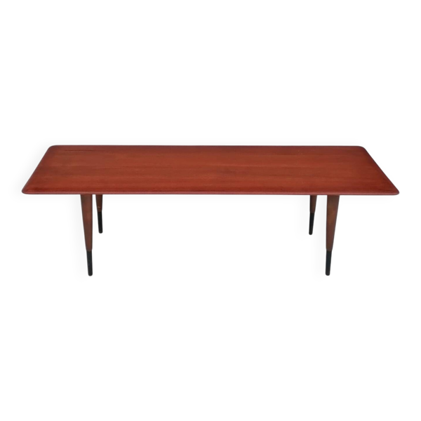 Table basse en teck par Peter Hvidt et Orla Molgaard pour France & Son