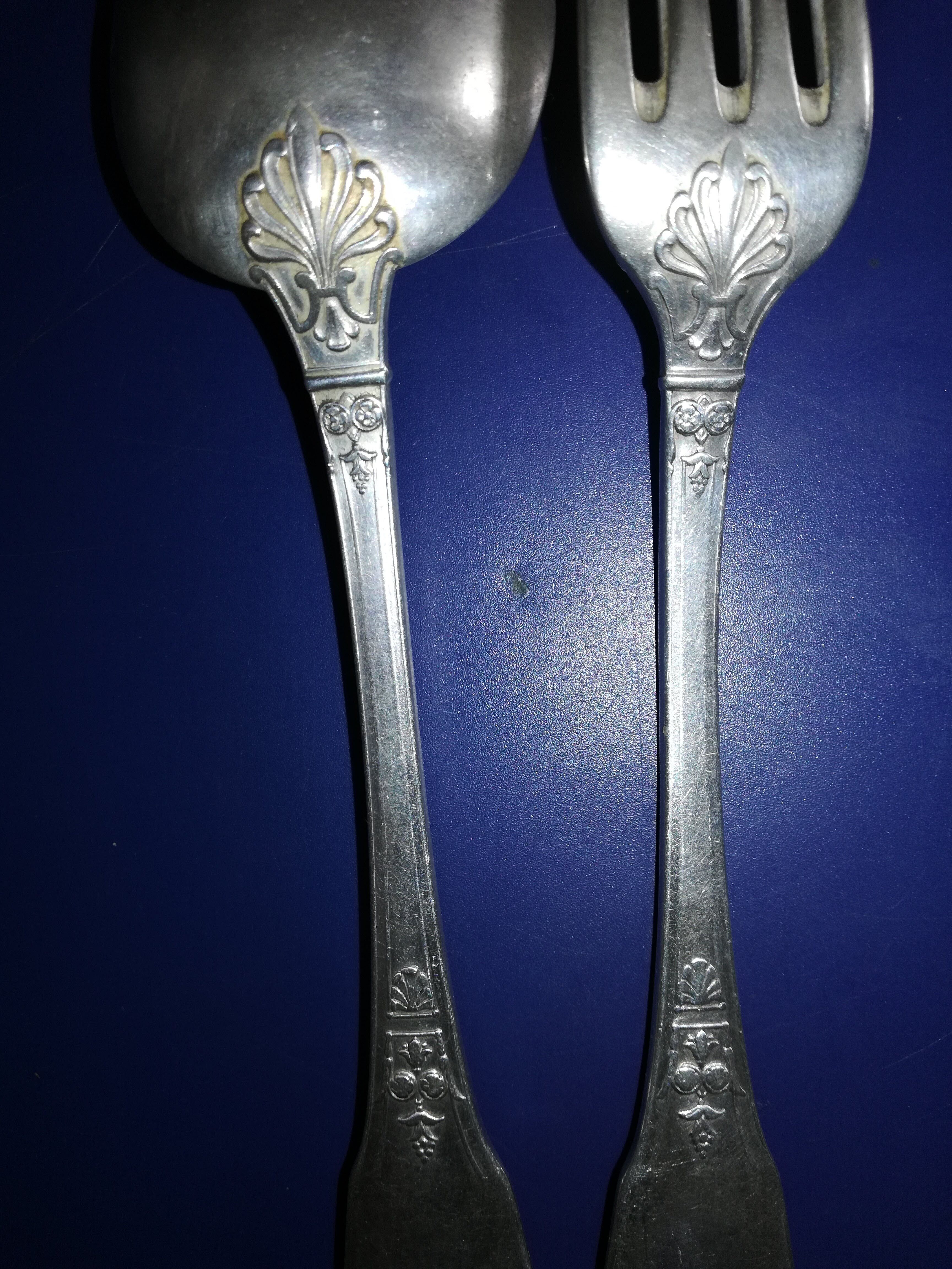 Covered with silver service