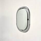 Bauhaus mirror in chrome-plated steel