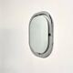 Bauhaus mirror in chrome-plated steel