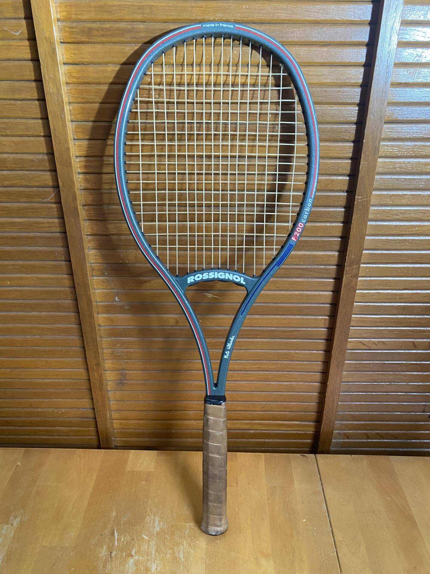 Vintage rossignol f200 carbon tennis racket + sports cover