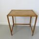 Side table, rattan couch end 60s 70s