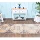 1960s Turkish Hand-Knotted Geometric Runner Rug 80x386