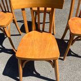 Set of four bistro chairs