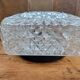 Square cast glass ceiling lamp