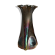Iridescent glass vase