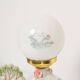 Mid-century white ceramic peacock table lamp, Europe, 1960s.