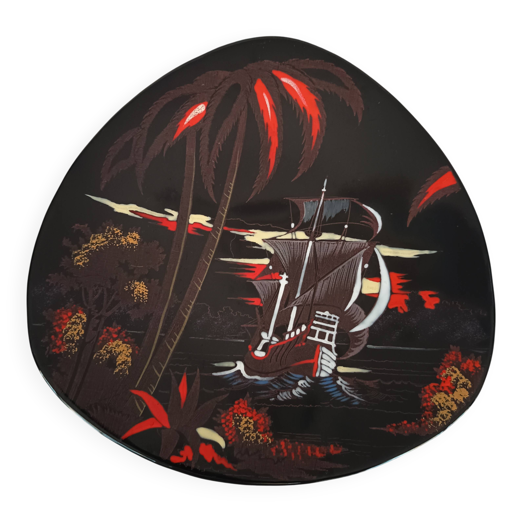 Longwy enamel plates