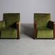 Paire de fauteuils club Art Déco, vers 1930