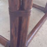 Rattan coffee table.