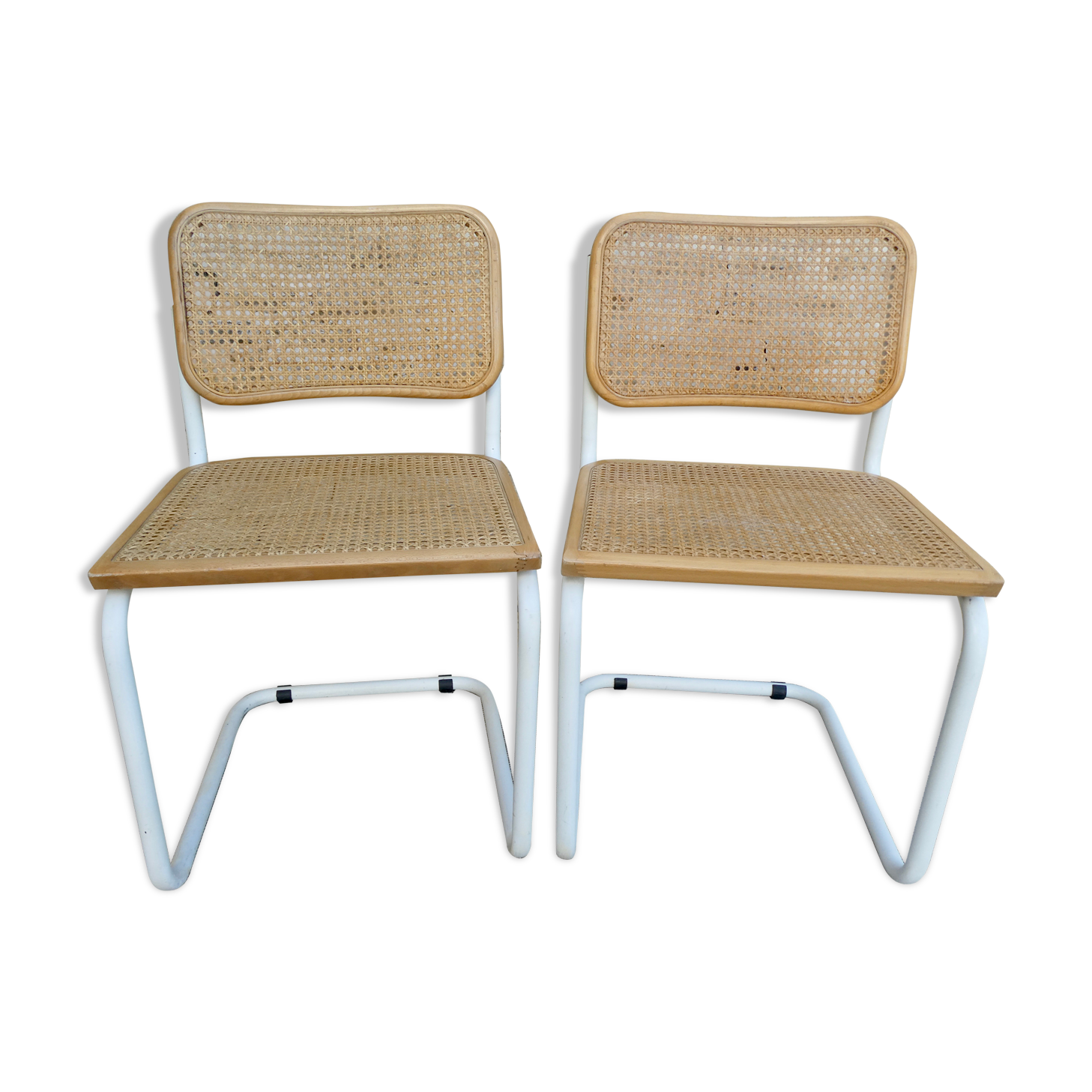 Pair of chairs B32 Marcel Breuer, Made in Italy