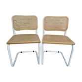 Paire de chaises B32 Marcel Breuer, Made in Italy