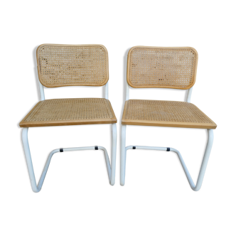 Pair of chairs B32 Marcel Breuer, Made in Italy
