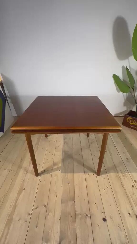 Extendable dining table in teak, Denmark 1960s