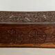 Carved wooden box