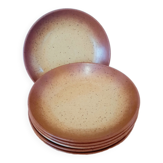 Hollow stoneware plates