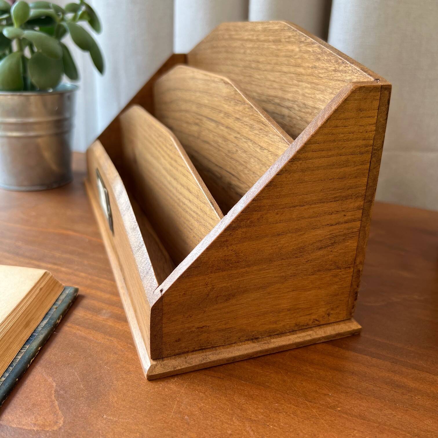 Wooden mail holder “my heart”