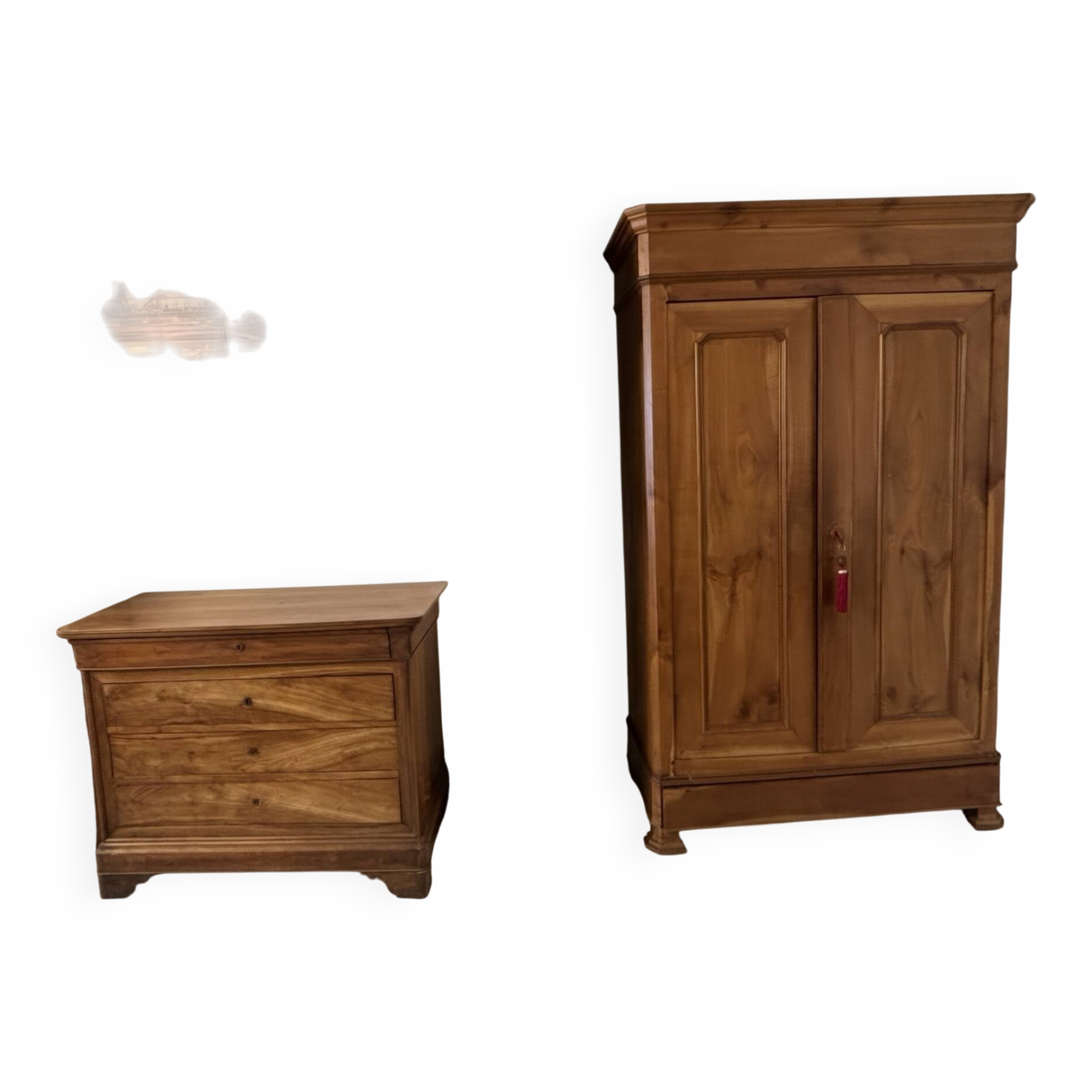 Ensemble mobilier ancien Louis Philippe