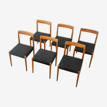 6 chaises des années 1960, Lübke