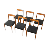 1960s dining chairs, Lübke