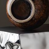 Grand vase en céramique Saint-clément, 1970s