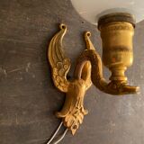 Paire d'appliques aux cygnes style empire