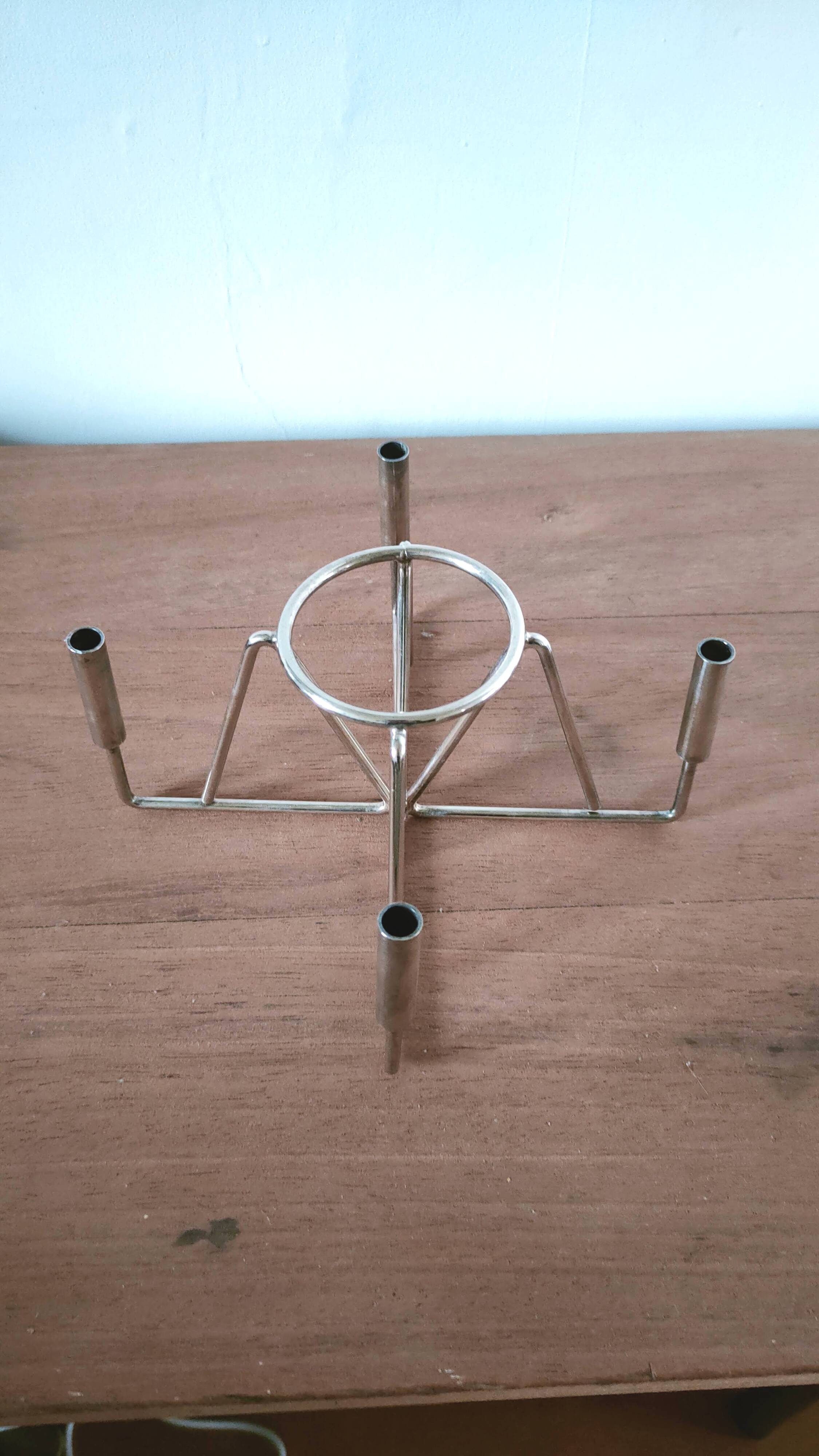 Vintage candle holder Gelb goldsmiths Paris