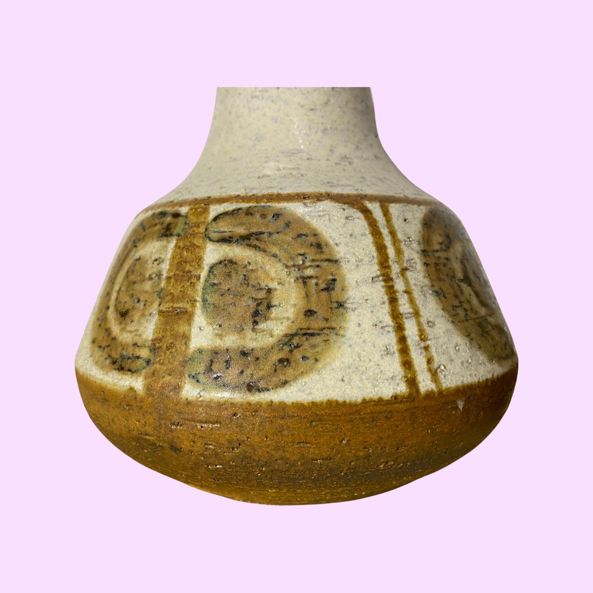 Set of 2 Søholm Table Lamps | Danish SOHOLM Designer Lamps From The Mid Century | Handmade Ceramics