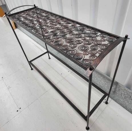 Wrought iron console
