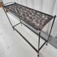 Wrought iron console
